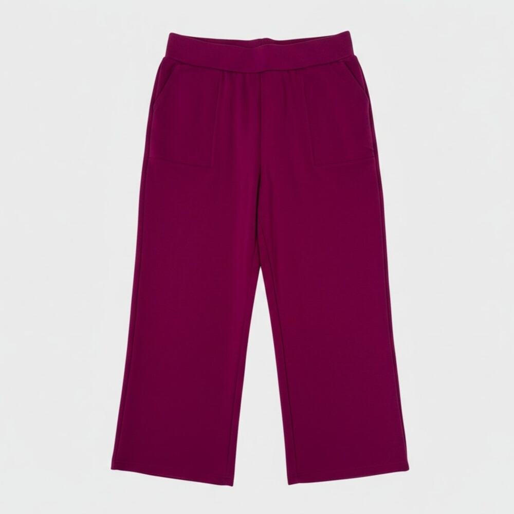 Mondetta Womens Large Athletic Pants Magenta Polyester Tencell Spandex